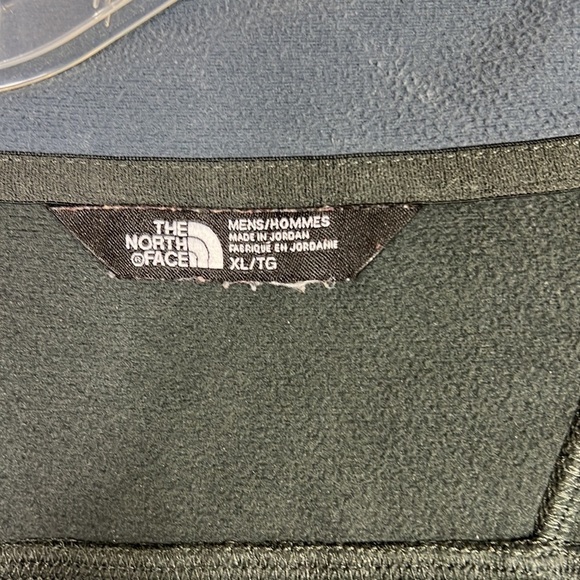 The North Face Shirt Men's Quarter Zip Pullover Long Sleeve Gray Sz XL - Picture 3 of 10